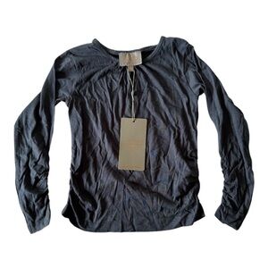 NWT Creamie Ruched Long Sleeve Top